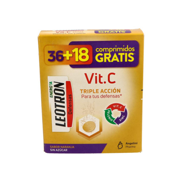 Leotron Vit C 36 comprimidos+18 comprimidos Gratis