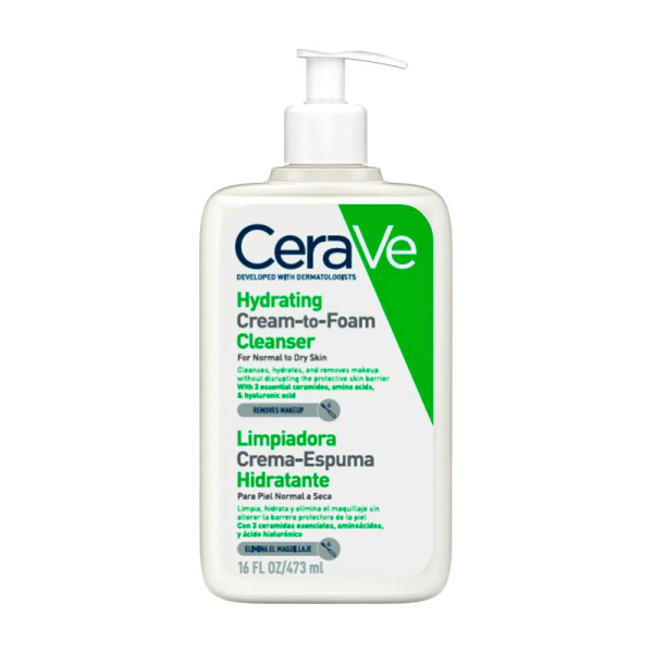 Cerave Gel Limpiador Cream To Foam 473 ml