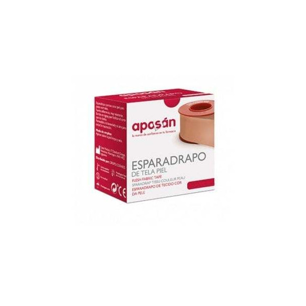 Aposán esparadrapo tela piel 5 x 1,25 cm 1 uds