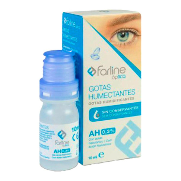 Farline Optica Gotas Humectantes Ah 03% 1 Frasco 10 ml