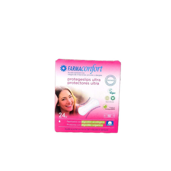 Farmaconfort protegeslip ultrafino 100% algodón 24 uds