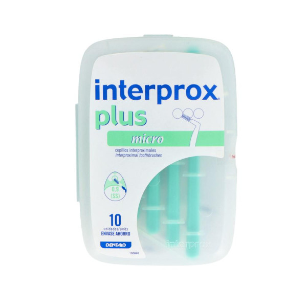 Cepillo Interdental Interprox Plus Micro Angu Turquesa 10 uds