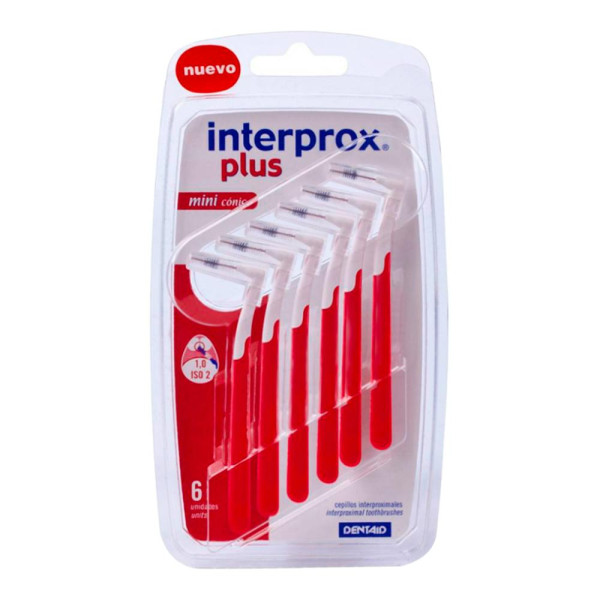 Cepillo Espacio Interproximal Interprox Plus Mini Conico 6 uds