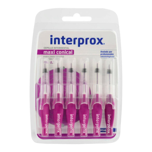 Cepillo Interdental Interprox 4 g Maxi Recto Lila 6 uds 2,3