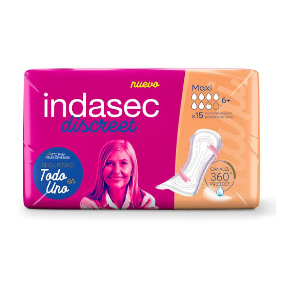 Indasec Abso Inc Leve 600 ml Maxi 15 uds 6 Gotas