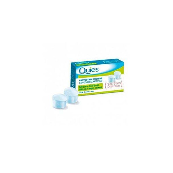 Quies Tapón Silicona Antiruido 6 uds