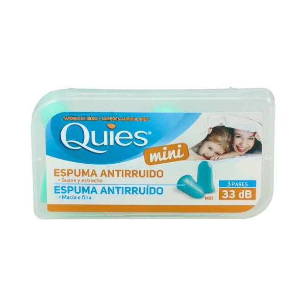 Tapon Oido Quies Mini Espuma 6 uds