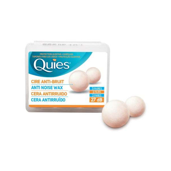 Quies Tapones de Cera Antirruido 6 uds