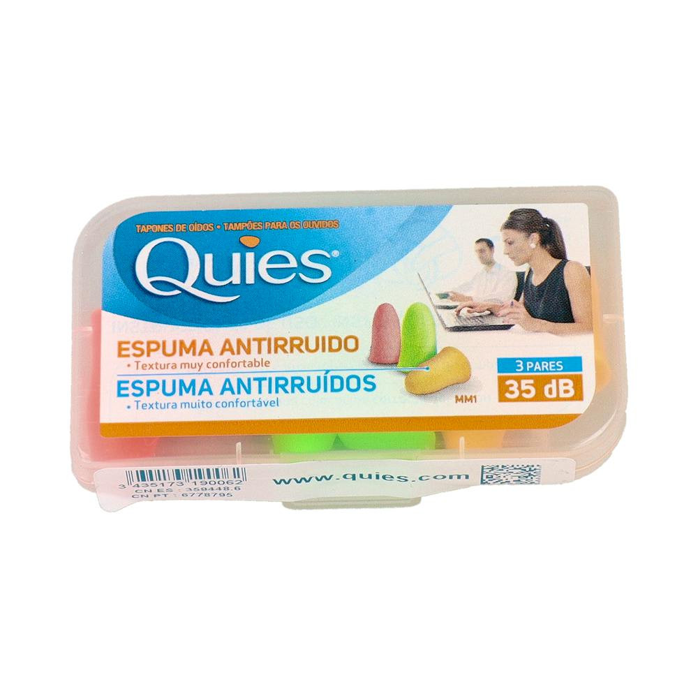 Tapon Oido Espu-Gom Quies Color 6 uds