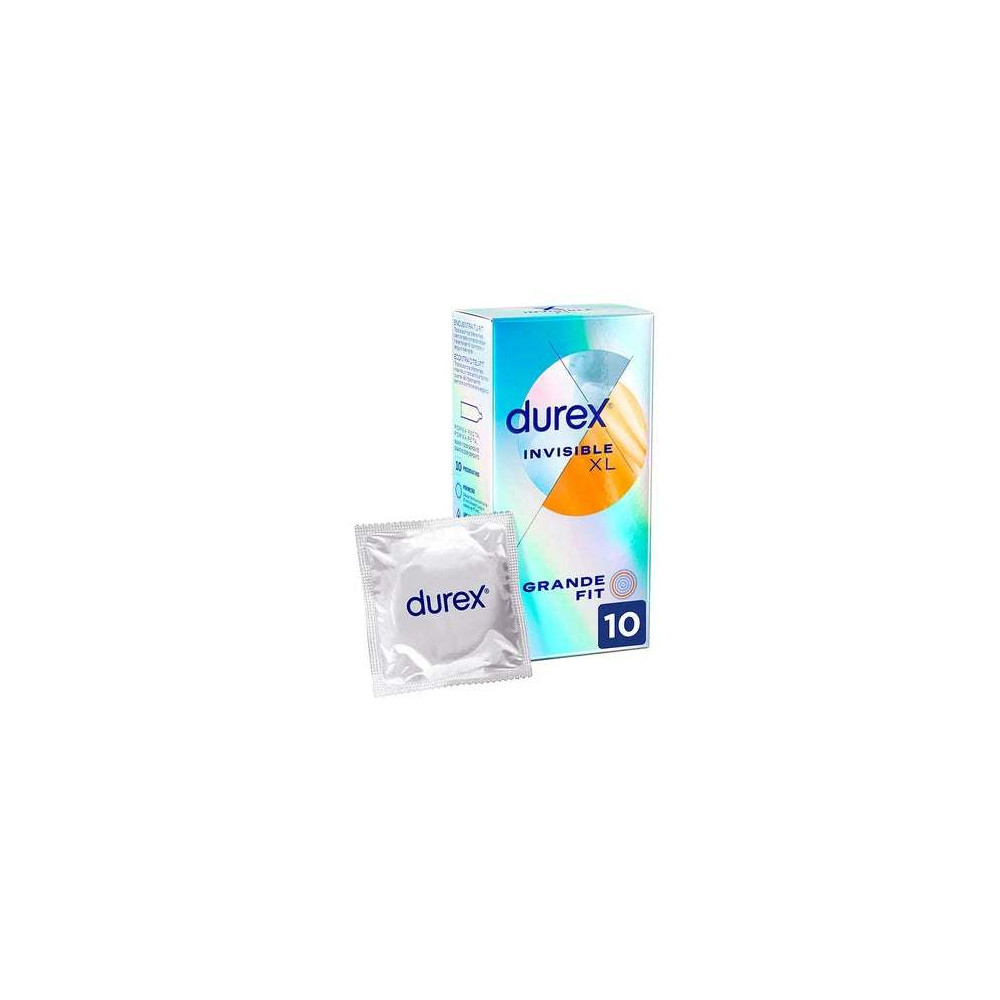 Durex Invisible XL Preservativos 10 uds
