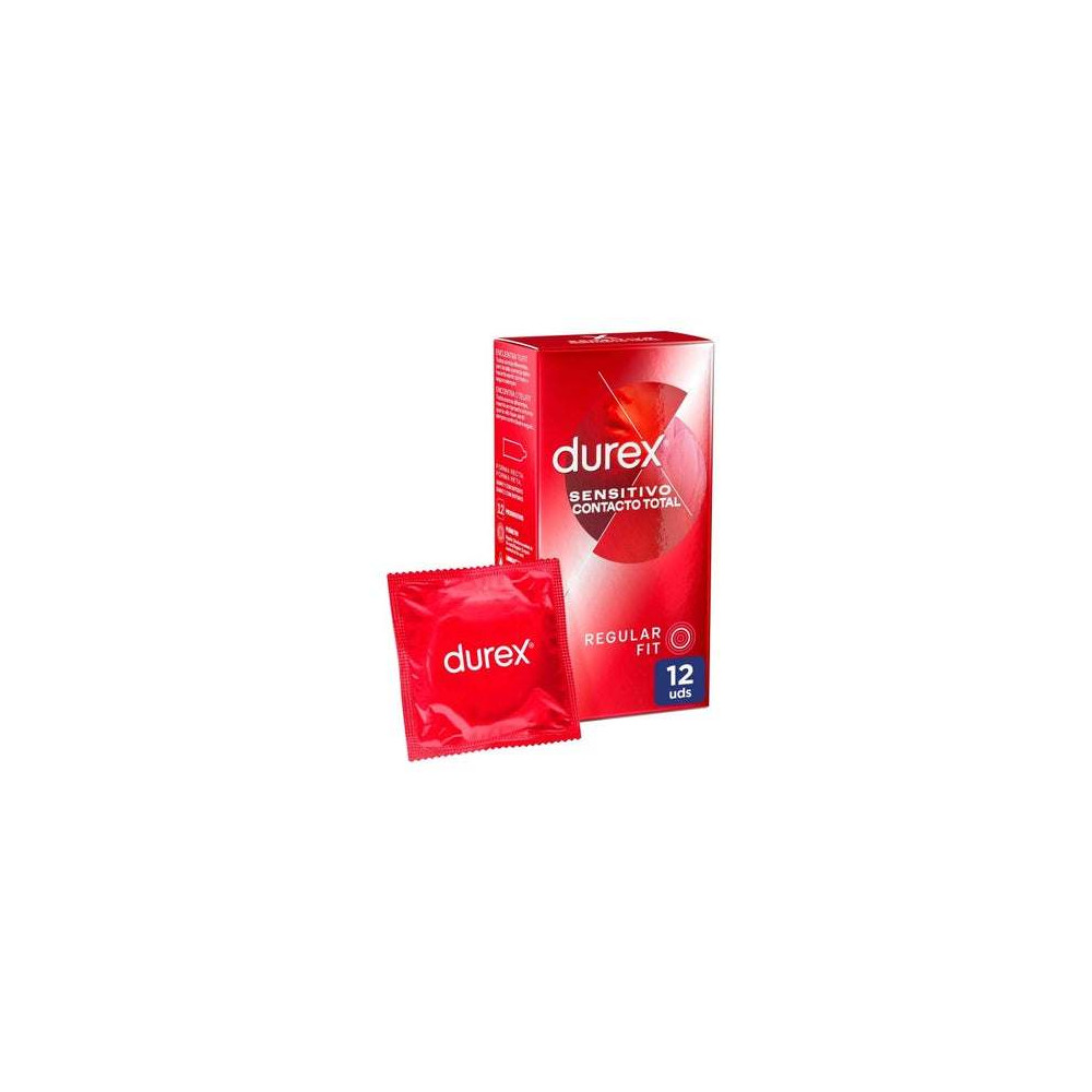 Durex Sensitivo Contacto Total Preservativos 12 uds