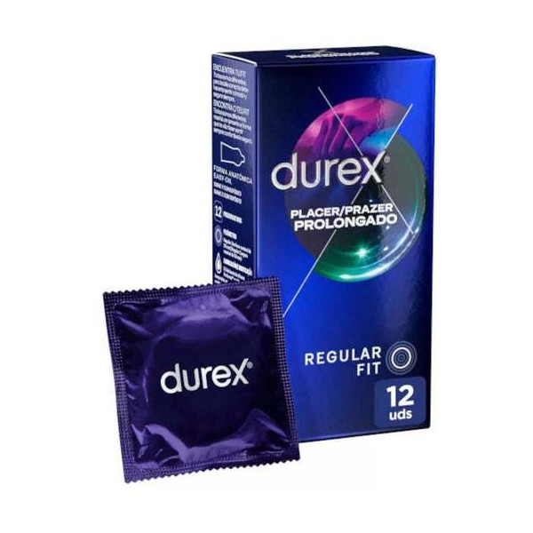 Durex Placer Prolongado Preservativos 12 uds
