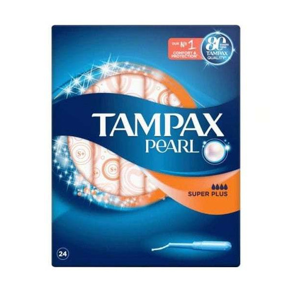 Tampax Pearl tampón superplus 24 uds
